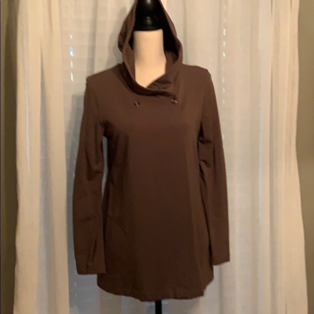 Pure Jill double breasted jacket in brown
